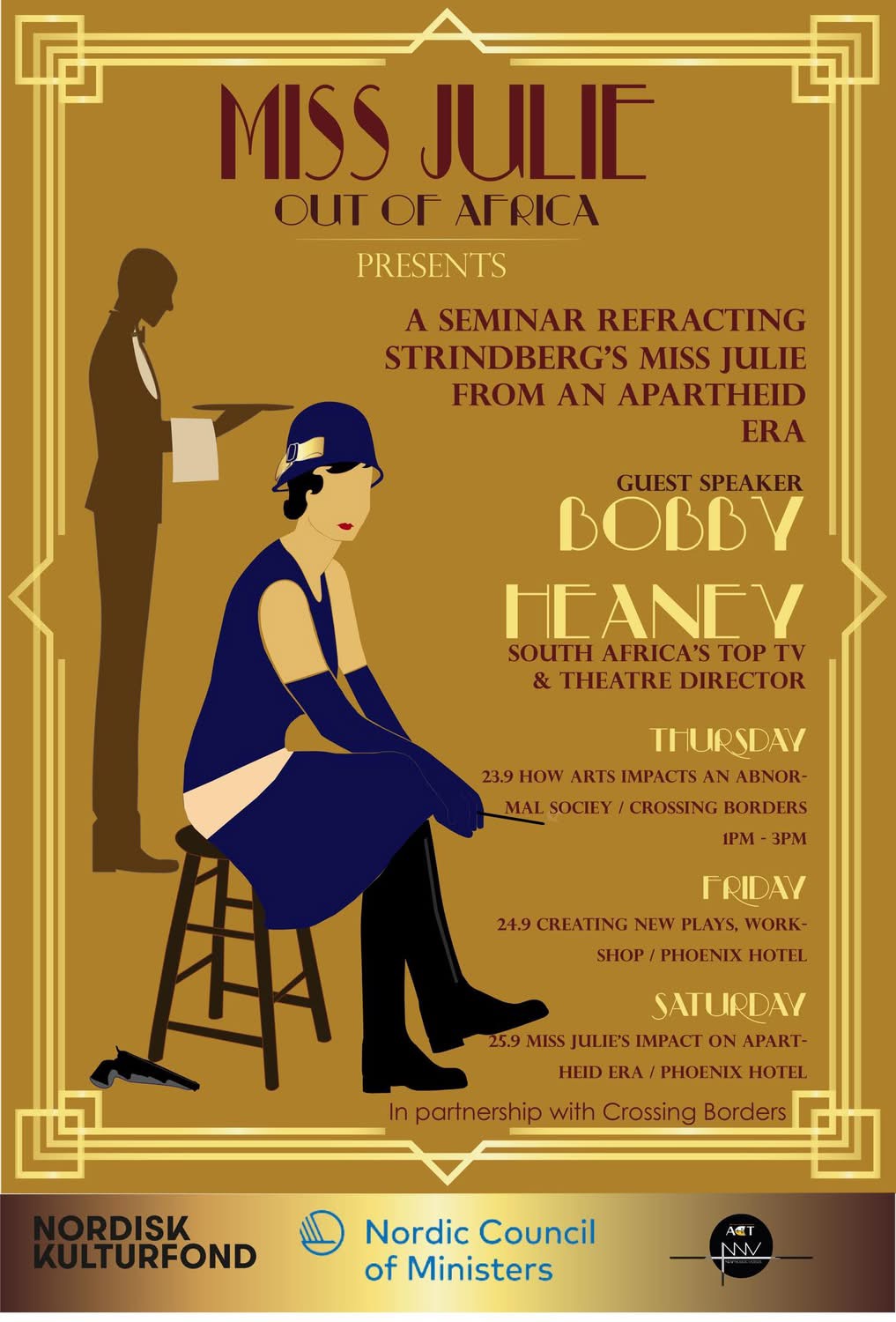 Seminar poster featuring Bobby Heaney as guest speaker.